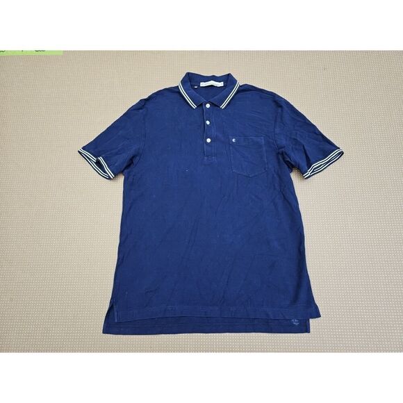 Criquet Tops - Criquet Polo Shirt Womens Large Blue Casual Golf Preppy Polo Shirt Lightweight